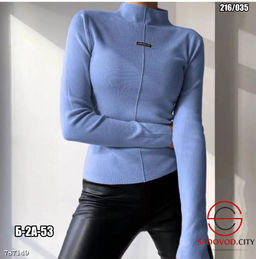 Женская водолазка однотонная - Bruno фото 6