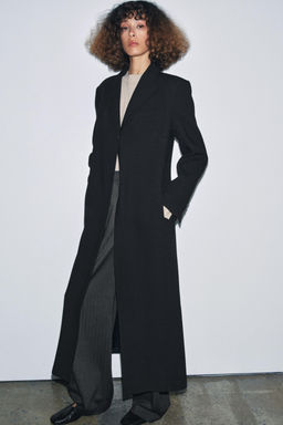 ZW COLLECTION FITTED BUTTON COAT