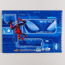Альбом для рисования А4, 40 листов 100 г/м, на гребне, Человек-паук - Marvel фото 2