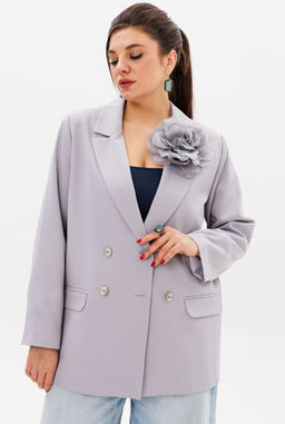 Жакет ANELLI 1373 серый