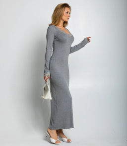 Платье #КТ887 (5), серый - Dommod фото 3