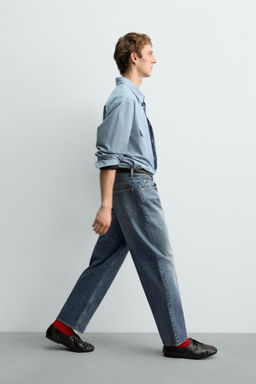 AARON LEVINE X ZARA RELAXED STRAIGHT-LEG JEANS фото 15