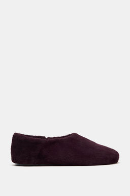 FAUX FUR BALLET FLATS - Zara фото 3