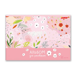 Светоч 32АЛСК4_0_3_9 Альбом для рисования 100 г/м2 A4 29 х 20.5 см 32 л. 5 шт. на скобе 000216 Цветочная фантазия  фото 7