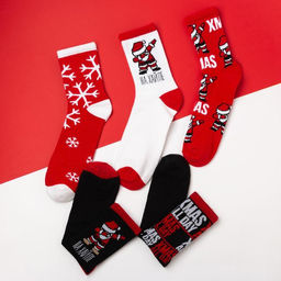 Носки мужские новогодние KAFTAN XMAS, набор 5 пар, размер 41-44 (27-29 см)  фото 2