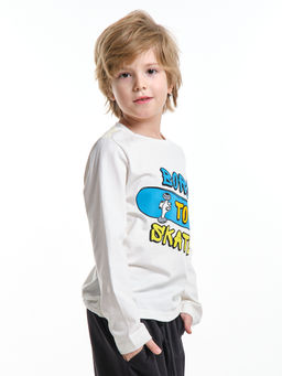 Лонгслив для мальчика с принтом UD 6778 касар - Mini maxi фото 5