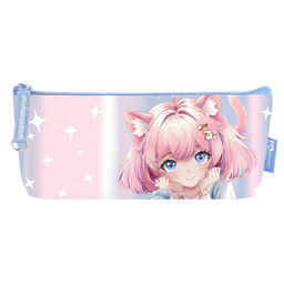 Пенал школьный Феникс+, арт.68410/ 30 МАЛЫШКА В ЛУЧАХ (без наполнения, 21х3,5х8 см, микрофибра на ПВ