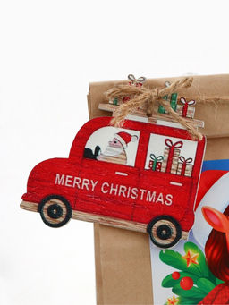 Чай новогодний в крафтовом пакете с игрушкой Тёплые встречи и чаёк, 50 г - Фабрика счастья фото 3