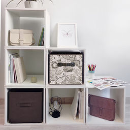 Набор коробов стеллажных без крышки, 2 шт., 31*31*31 см и 31*31*31 см, Valiant фото 43