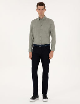 Ye_il Slim Fit Uzun Kollu G_mlek - Pierre cardin фото 4