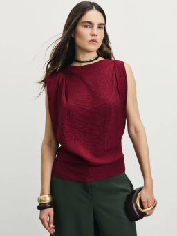 Блуза ассиметричного кроя с содержанием вискозы / Zarina