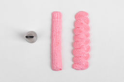 S-CHIEF SHF-0094 Кондитерская насадка d основания 18 мм нержавеющая сталь 1 шт № 02 бордюрная ленточная