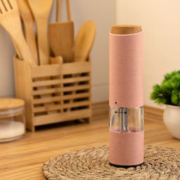 Мельница электрическая Luazon LET- 003, пластик, от батареек 6хААА (не в комплекте), розовая - Luazon home фото 2