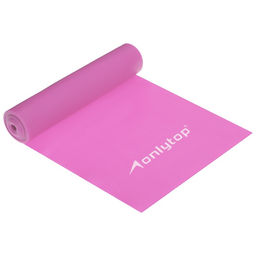 Эспандер ленточный для фитнеса ONLYTOP, 150×15×0.05 см, 20 кг, цвета МИКС
