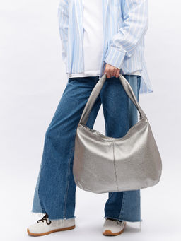 LACCOMA сумка Элизабет-серебристый эко кожа хлопок  фото 5