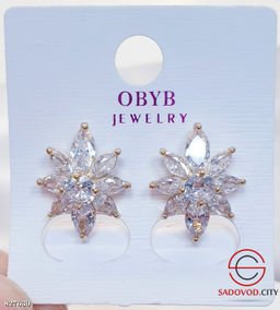 Серьги женские с камнями