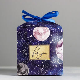 Коробка складная Космос, 12 12 12 см - Дарите счастье фото 2