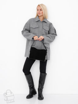 Сумка женская кожаная 1122VG black  Vitelli Grassi