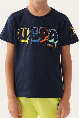 Темно-синий пижамный комплект для мальчика - U.s. polo assn фото 5