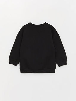 Bisiklet Yaka Star Wars Bask?l? Uzun Kollu Erkek Bebek Sweatshirt - Waikiki фото 3