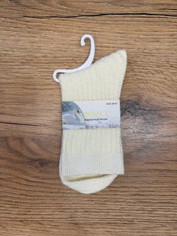 BK827 Носки, 1 пара (бархат) БЕЛЫЙ