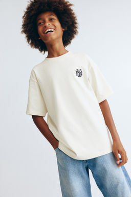 Camiseta estampada de corte holgado