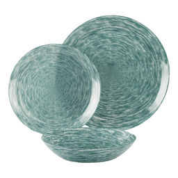 Набор столовый BRUSHMANIA METALLIC GREEN 12пр - Luminarc фото 3