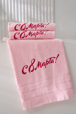 14418/14 "8 марта"полотенце махровое плотность 350гр