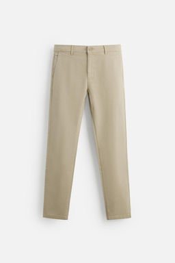 SKINNY FIT CHINO TROUSERS - Zara фото 16