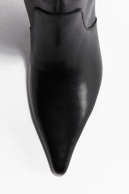 Botas de piel a la rodilla - H&m фото 5