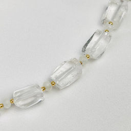 Колье из Горного Хрусталя и Лунного камня - Радуга самоцветов фото 3