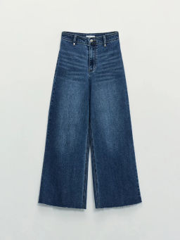 Джинсы укороченные с высокой посадкой ZR2604092323-103 / Zarina