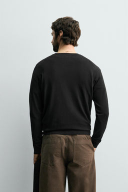 TEXTURED REGULAR FIT SWEATER - Zara фото 11