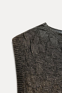 FOIL KNIT DRESS - Zara фото 5