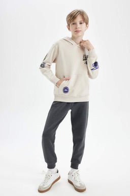 Толстовка с капюшоном NBA Los Angeles Clippers для мальчиков - Defacto фото 2