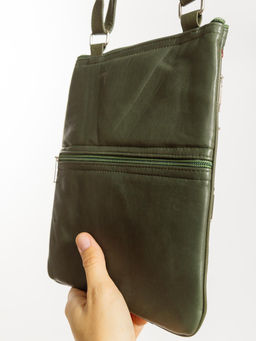 Сумка натуральная кожа через плечо №1114/42 - Ганг фото 4