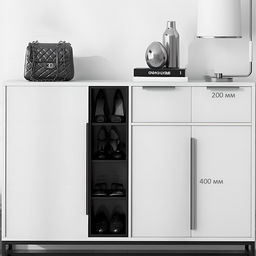 Цена за 2 шт. Ручка CAPPIO RT001, L=200 мм, м/о 160 мм, цвет графит