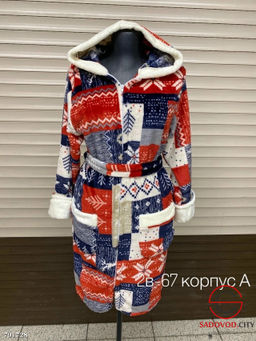 Женский халат с капюшоном - Bruno фото 2