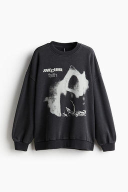 Sudadera oversize con estampado - H&m фото 3