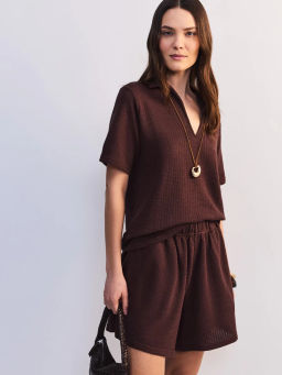 Шорты прямого кроя из хлопка ZR2605012115-27 / Zarina