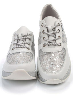 05-FDD18-1P WHITE Кроссовки женские (натуральная кожа, сетка) - No name фото 11