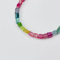 Браслет из Турмалина микс 18 см + - Радуга самоцветов фото 3