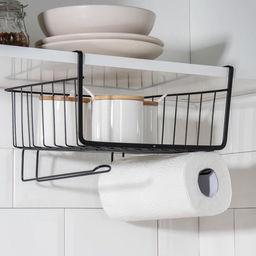 Корзина подвесная Доляна «Лофт», 28.5×24×17.5 см, чёрная