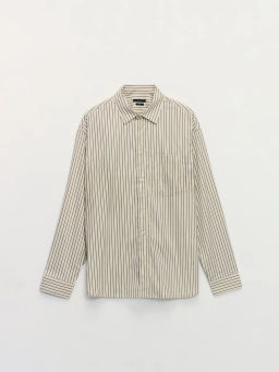 Рубашка relax fit в полоску / Zarina