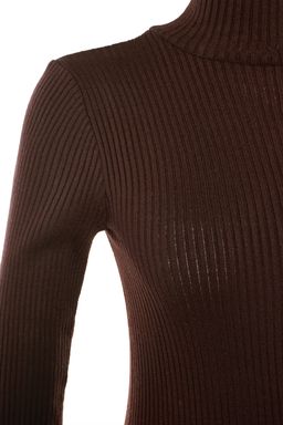 TRENDYOLMILLA Vizon Mini Triko Vucuda Oturan Elbise TWOAW23EL01389 фото 11