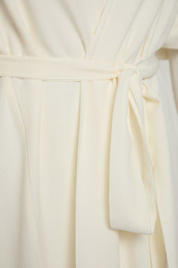 Haki Maxi Dokuma Kusakl? Derin Y?rtmacl? Plaj Kimono&Kaftan TBESS25KM00003 - Trendyolmilla фото 15