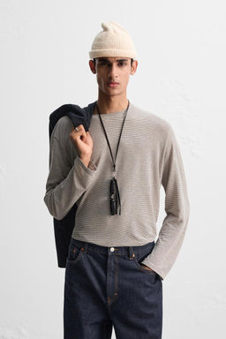 LIMITED EDITION STRIPED T-SHIRT - Zara фото 2