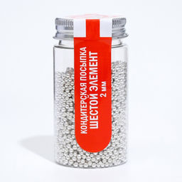 Кондитерская посыпка Шестой элемент, 2 мм, 50 г - Кондимир фото 2