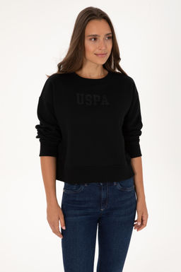 Kad_n Siyah Basic Sweatshirt Sepette S_rpriz _ndirim - U.s. polo assn фото 3