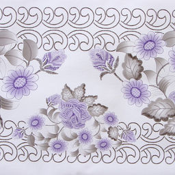 Клеёнка на стол Доляна, на нетканой основе, ширина 137 см, толщина 0.19 мм, рулон 20 м